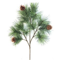 osshop 분재 만들기 재료 인조 소나무 나무 가지 조화, 5개, 소나무가지 60cm - 솔방울형