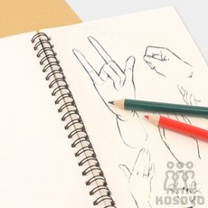 스케치 아트패드 낙서장, 브라운+브라운