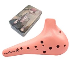 오다미 오카리나 알토C + 틴케이스 증정, 1개, 핑크, 오다미 AC