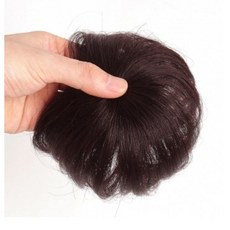 키알리 볼륨 정수리 가발 부분 가발 인모가발, 레드브라운, 1개