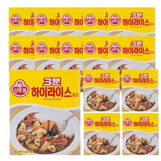 오뚜기 3분 하이라이스 소스 200g, 15개