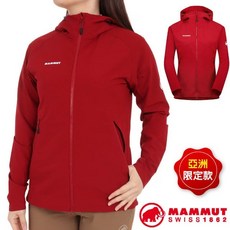 MAMMUT 長毛象 女款超輕量防潑水防風透氣外套 中層夾克 運動休閒外套