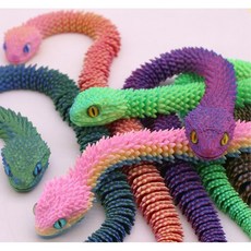 길게 구부리는 3D 관절 뱀 놀이 장난감