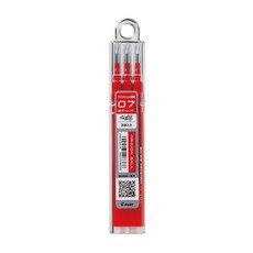 파이롯트 파이롯트 프릭션볼 노크 볼펜 리필심 3입 (LFBKRF30), F레드0.7