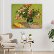 한아트 반 고흐 올랜더 꽃병과 책 캔버스아트