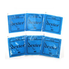 덱스터 클래식 기타줄 스트링 낱줄 28-44 /1 2 3 4 5 6 번줄 Dexter, 5번줄(038)