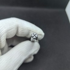 手工鏨刻工具 手鐲/金銀餅/項鏈雕刻專用 字模, 四葉5mm