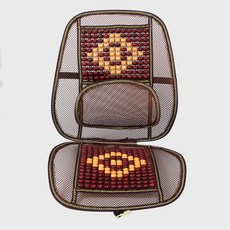 7day 원목 더블 자동차 등받이 시트(다크브라운), 1개, 다크브라운