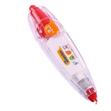 創意卡通按壓式修正帶, 花型隨機發 6mm*4m, 1套