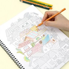 핑크풋 힐링 컬러 드로잉 쉬운버전