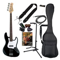 PhotoGenic JB JB-240BKW3P 일렉트릭베이스 초보자 입문 스마트 세트 타입