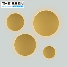 LED 원형 벽등 써클 골드 실내 벽조명, DS 골드 150파이 3W