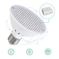 E27 전체 스펙트럼 E14 220V LED 식물 성장 램프 실내 GU10 정원 꽃 수경법 MR16 텐트 상자 재배, 110V, 60LEDs, 1개
