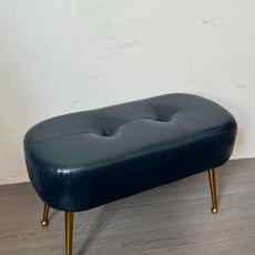 미드센츄리 테크니컬 벨벳 1인 쇼파 아쿠아 편한 수유 패브릭, V. 다크 블루 왁스 가죽 L75W34H36