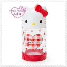 Hello Kitty 醬油罐 醬油壺 - 小花花日本精品 廚房料理/香油 貓臉格紋愛心系列, 1個