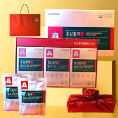 정관장 6년근 홍삼정 홍삼활력 홍삼진액 30포 프리미엄 + 쇼핑백 가정의달 명절 부모님 면역력 건강선물, 1개, 1200L 1개, 1200L