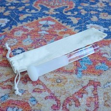 싱잉볼스틱 노래 드럼 양가죽 수제 사운드테라피 씽잉볼 요가 명상 그릇 명상종, E. 크리스탈볼_투명손잡이_대형, 1개