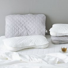 [루나앤슬립] 코이 HR 밴딩 베개커버 2장, 사이즈:그레이