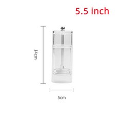 수동 아크릴 후추 그라인더 주방 소금과 후추 셰이커 그라인더 스파이스 그라인더 조미료 병 5.5/6.5/8.5 인치 그라인더 그라인더, 5.5인치 스트레이트 헤드, 1개