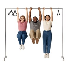 모아룸 철제 파이프 튼튼한헹거 1단 2단 헹거, 1m, 1.2m, 실버