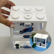 마리모 키우기 블럭 화이트 인테리어 작은물고기
