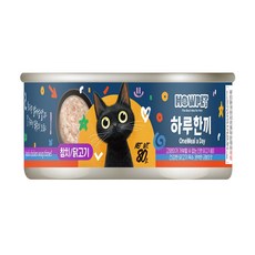 하우펫 하루한끼 가수분해 고양이캔 참치와 치킨 수프 x24개, 24개, 80g, 참치와치킨