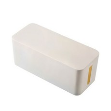 더자카 베스트심플 전선정리함, 1개, 화이트