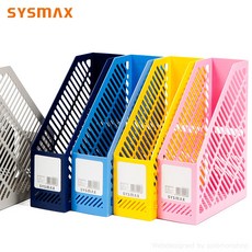 시스맥스 점보꽃이/32101/화일박스/파일박스/화일케이스/서류꽂이/책꽂이/북엔드/북앤드/책꽂이, 그레이, 1개