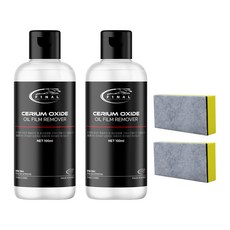 FINAL 자동차 고성능 산화세륨 유막제거제 액상형 100ml + 스펀지, 2세트