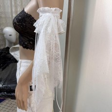 臂環 彈力臂環 蕾絲花邊 袖套, 1個, 中碼 50.0公斤左右