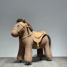 이동식 동물 라이딩 놀이의자 편안한 거실용 체어, 커피체크, 1개