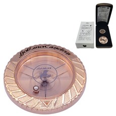 스콜피 골프 수평계 볼마커 수평볼마커 볼마크(기성품) 클립 포함, 로즈골드