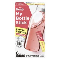 AGF 마이 보틀 스틱 산뜻하게 향기로운 아세로라 VC 단 맛 있음, 1개