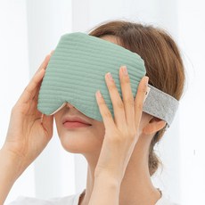 레드빈 코찜질팩 팥 편백 박하 허브 비강 부비동 찜질팩, 세이지그린, 1개