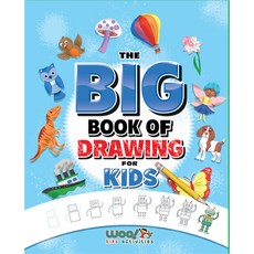 The Big Book of Drawing: Over 500 Drawing Challenges for Kids and Fun Things to Doodle Paperback, Dragonfruit, English, 9781642506723