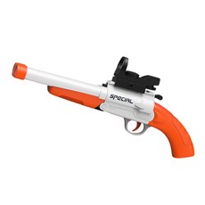 UB 더블 배럴 샷건 S686 에어 소프트 탄두 너프건, 가로형 단총, 오렌지, 1개