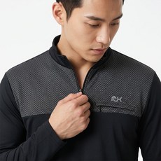 모렉스 1+1 남성 기능성 반집업 긴팔티 등산 작업복 티셔츠 아웃도어 스판 집업티 봄 가을