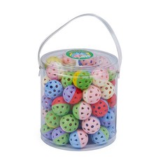 【 愛思沛 ACEPET 】 叮噹球桶裝 ( 一桶60入) - 寵物玩具 狗玩具 貓玩具 寵物用品 貓用品 狗用品, 1個