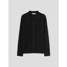 에잇세컨즈 8SECONDS 카라 셔츠형 슬림 가디건 카디건 블랙 CMI338 ECG008