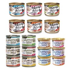 SEEDS惜時 聖萊西 MamaMia貓餐罐 85g/170g 軟凍餐罐 機能愛貓雞湯餐罐頭, 1個, 雞肉+白身鮪魚+番茄