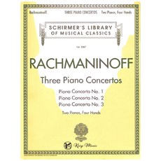 凱翊 Schirmer 拉赫曼尼諾夫鋼琴協奏曲No.1-3 雙鋼琴四手聯彈Schirmer版, G. Schirmer, Inc., Schirmer's Library of Musical Classics