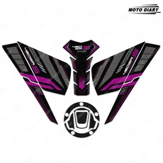 CFMOTO 450SR S 2024 오토바이 연료 탱크 패드 스티커 세트 가스 오일 보호 데칼 방수, 02 B