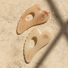 에르가 두피 얼굴 마사지 괄사 림프 목 어깨 전신 경락 마사지기, 러브홀릭, 1개, 기본