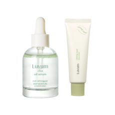 Luvum 舒緩雙重護理組 積雪草精華油30ml 積雪草修護霜50ml, 1套