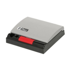 원터치 인주 부드러운 회전 원터치 사무용 용인주 간편 데스크 개봉형 인감, 랜덤배송