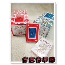 金鷹撲克牌 12副/盒 懷舊童玩遊戲牌, 1個, 藍色301