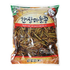 [반찬단지]간장마늘쫑4kg, 4kg, 4개