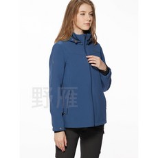 【WILDLAND荒野】女款三層類防水超潑保暖外套，內刷毛防風防潑水，登山戶外活動首選