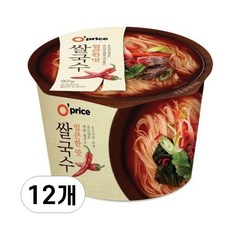 오프라이스 쌀국수 얼큰한맛(저칼로리 건면), 36개, 92g