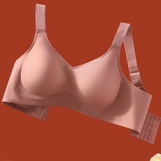 果凍條無痕內衣 女款無鋼圈軟支撐運動瑜伽背心 聚攏防下垂高側收副乳